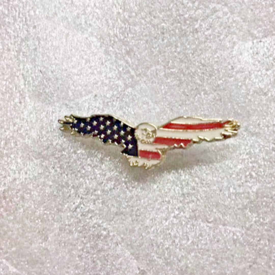 USA Patriotic Eagle Lapel Pin - PatriotDepot.com