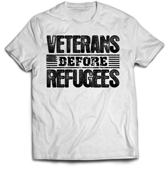Veterans Before Refugees Unisex T-Shirt