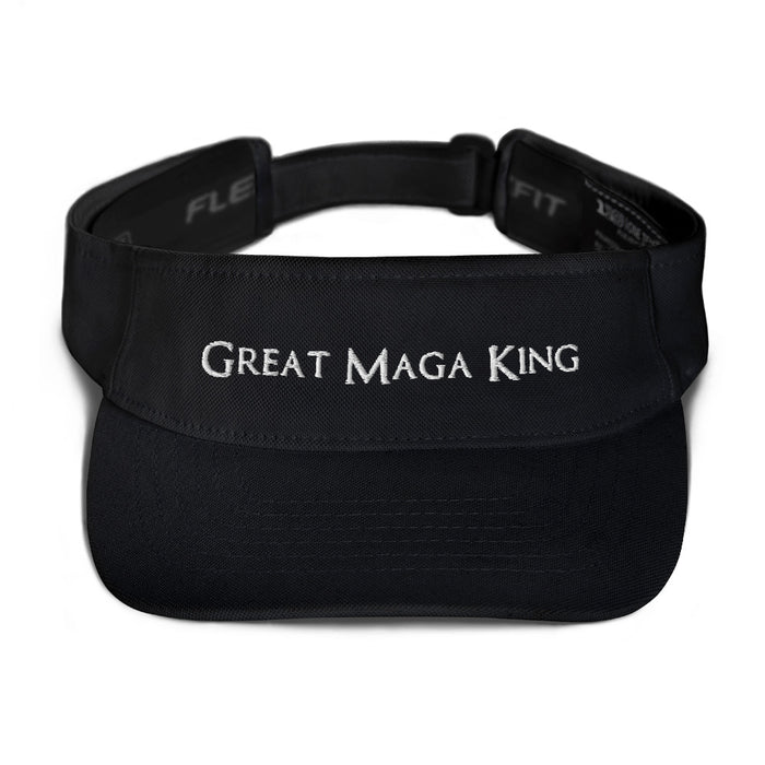 Great MAGA King Embroidered Visor | 2 Colors