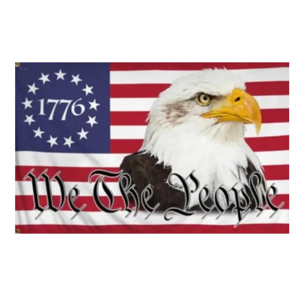 We the People 1776 USA Eagle 3'x5' Flag - PatriotDepot.com