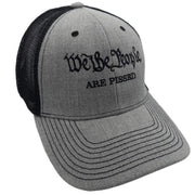 We the People are Pissed Trucker - Style Hat (Black/Gray) - PatriotDepot.com
