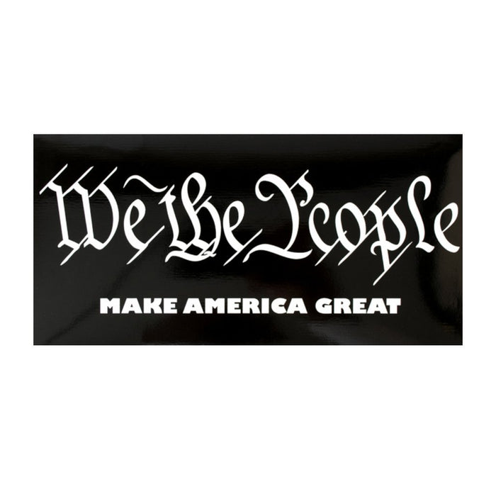 We the People Make America Great Bumper Sticker