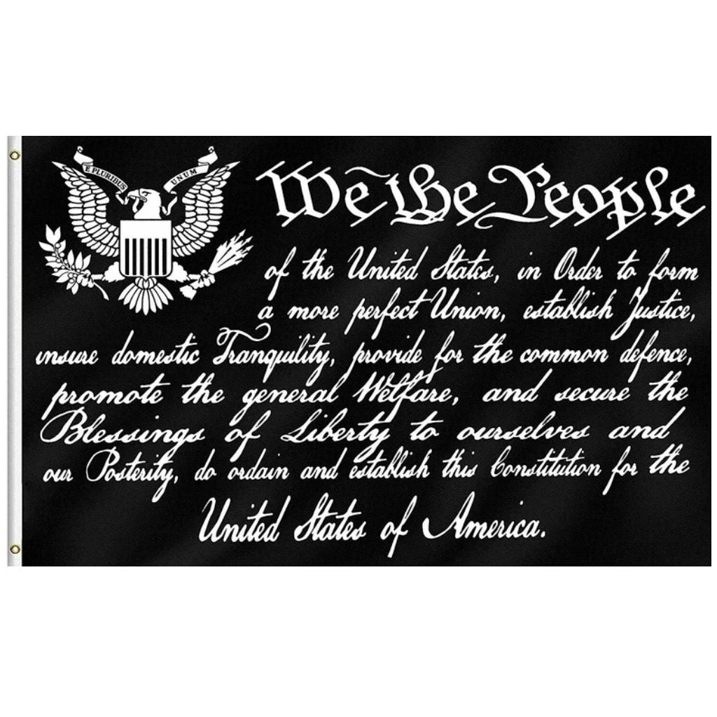 We the People (Preamble) 3'x5' Flag - PatriotDepot.com