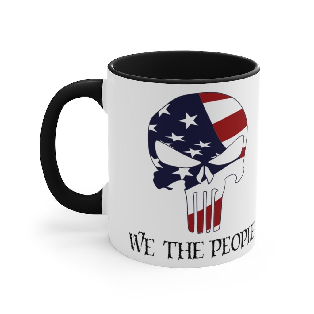 We The People Skull Mug (2 sizes, 2 colors) - PatriotDepot.com