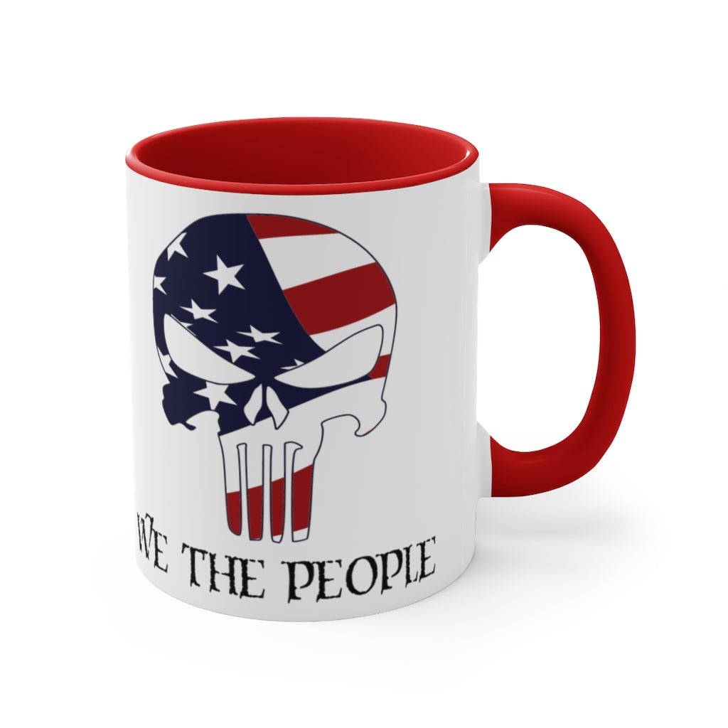 We The People Skull Mug (2 sizes, 2 colors) - PatriotDepot.com