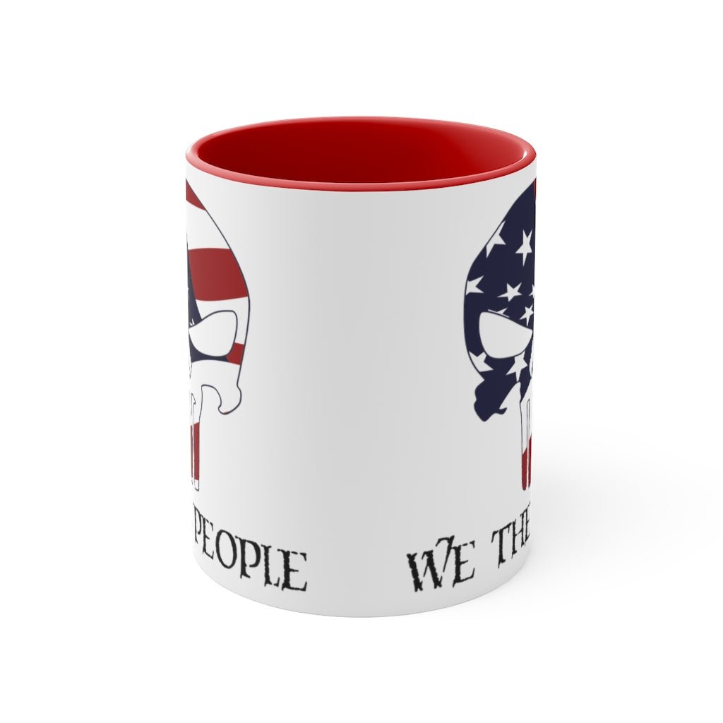 We The People Skull Mug (2 sizes, 2 colors) - PatriotDepot.com