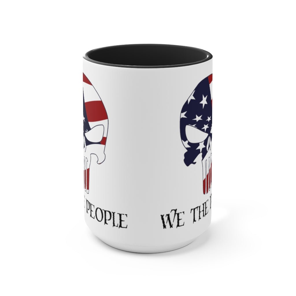 We The People Skull Mug (2 sizes, 2 colors) - PatriotDepot.com
