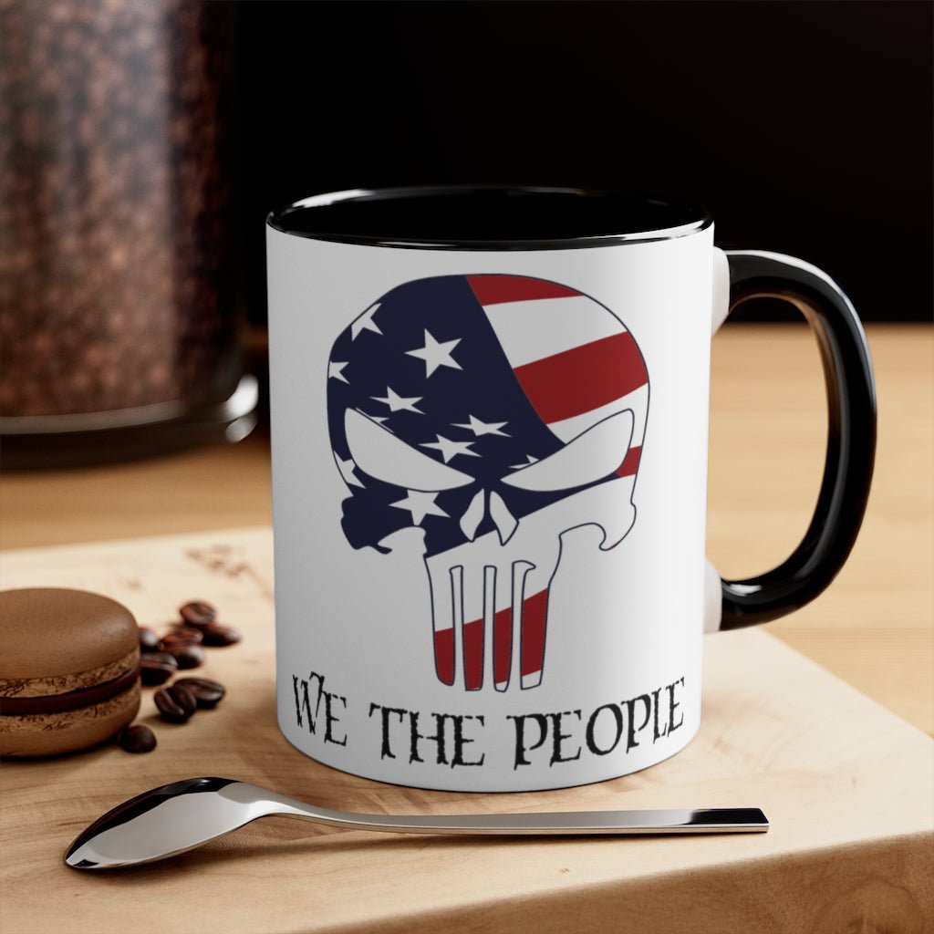 We The People Skull Mug (2 sizes, 2 colors) - PatriotDepot.com