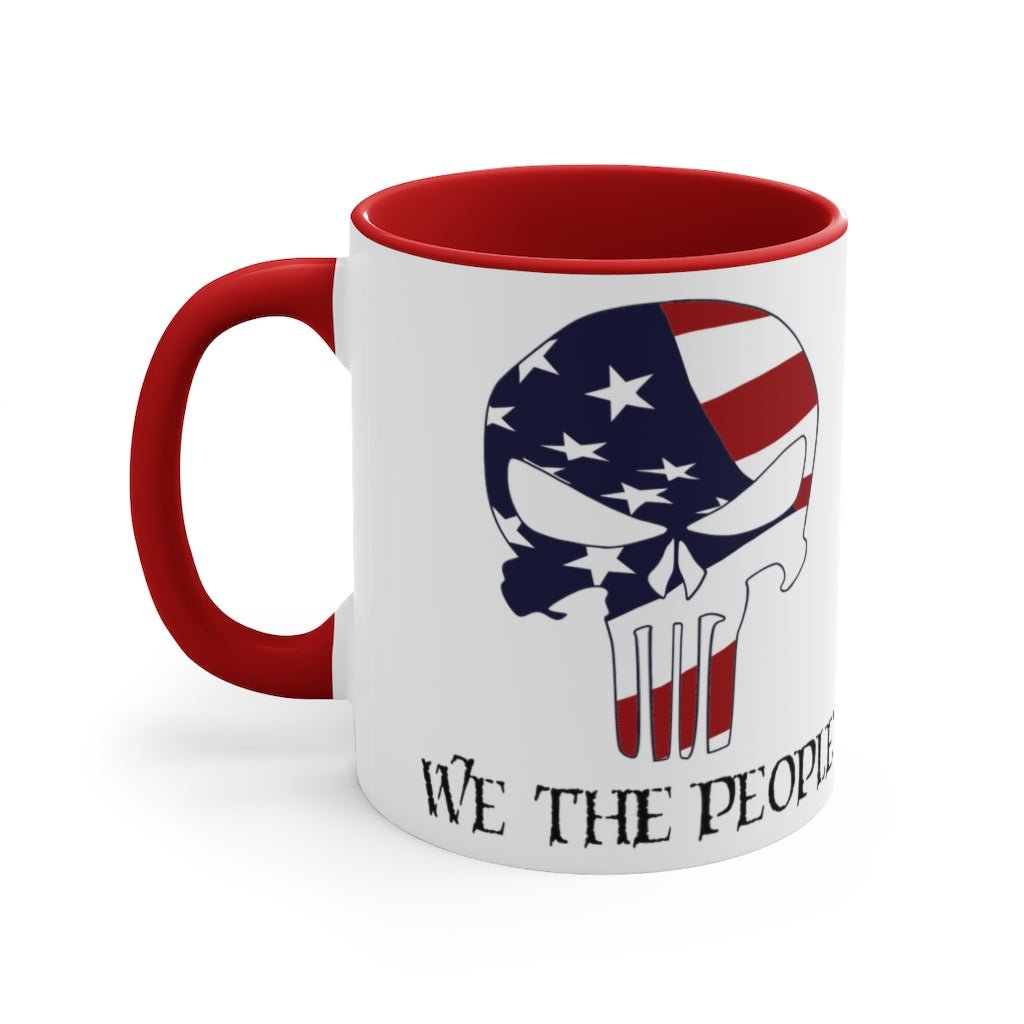 We The People Skull Mug (2 sizes, 2 colors) - PatriotDepot.com