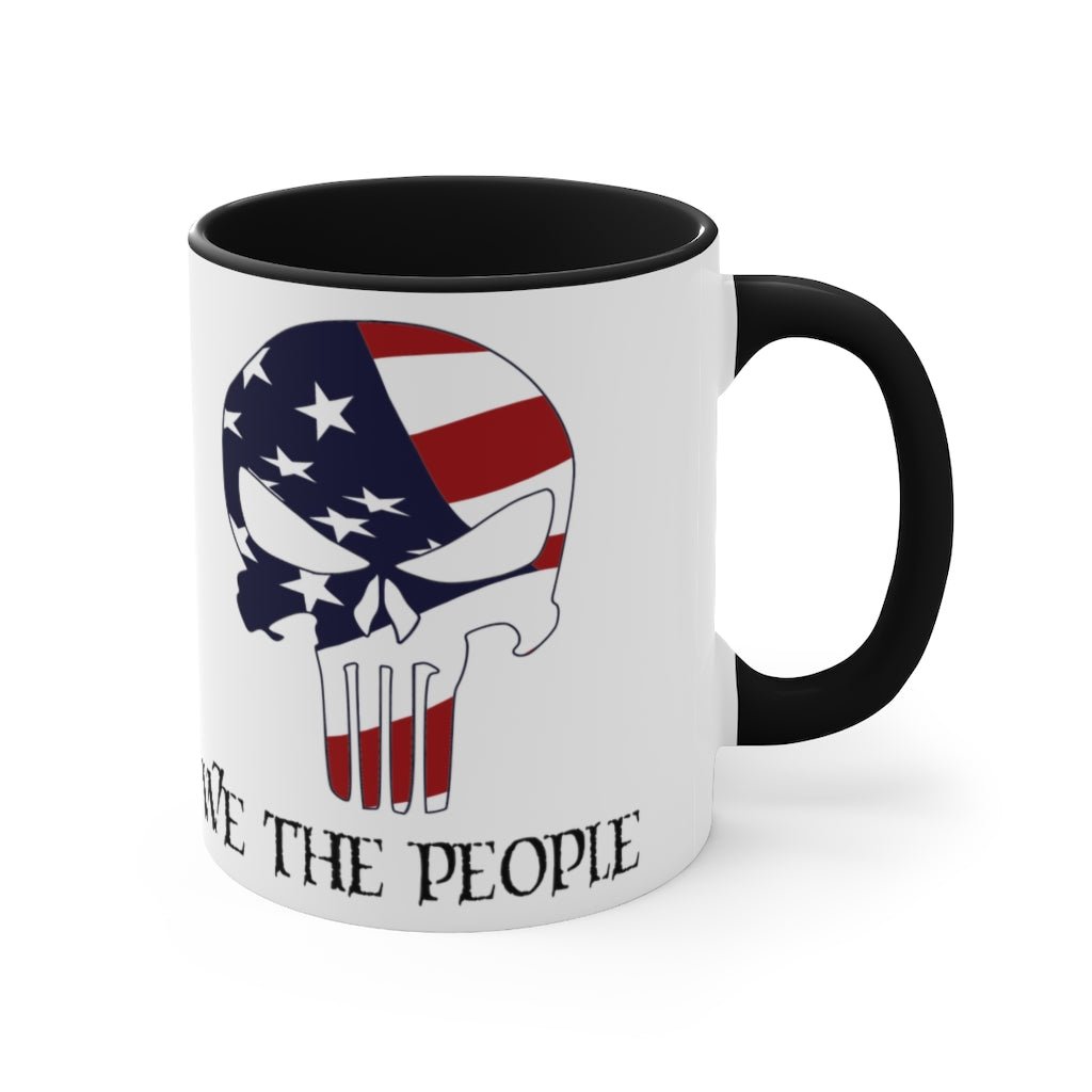 We The People Skull Mug (2 sizes, 2 colors) - PatriotDepot.com