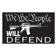 We the People Will Defend 3'x5' Flag - PatriotDepot.com