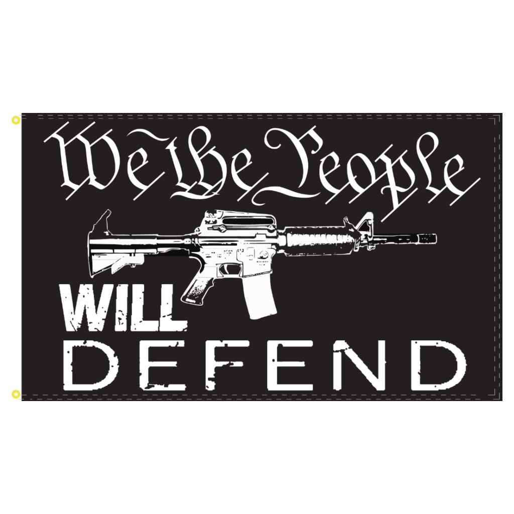 We the People Will Defend 3'x5' Flag - PatriotDepot.com