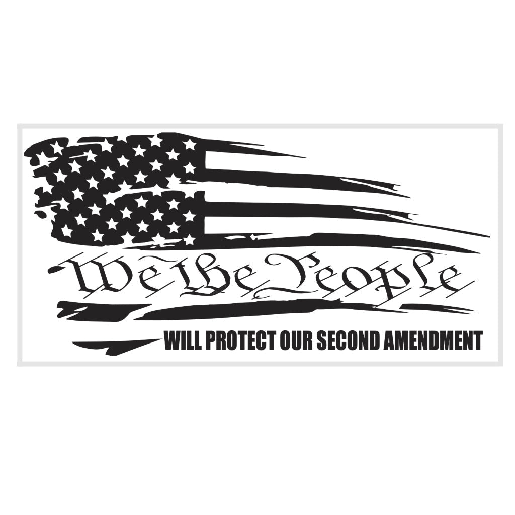 We The People Will Protect Our 2nd Amendment Bumper Sticker - PatriotDepot.com