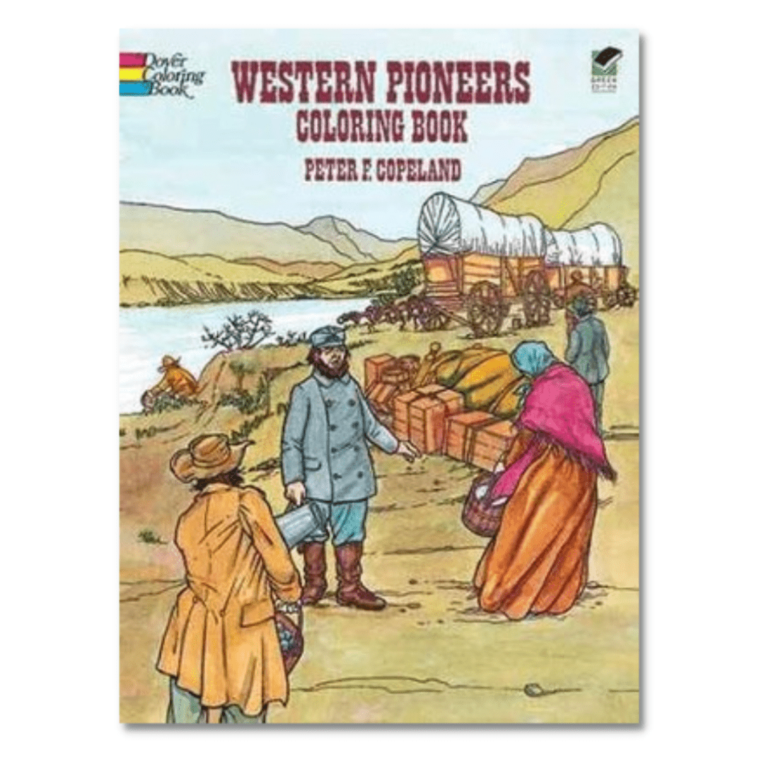 Western Pioneers Coloring Book - PatriotDepot.com