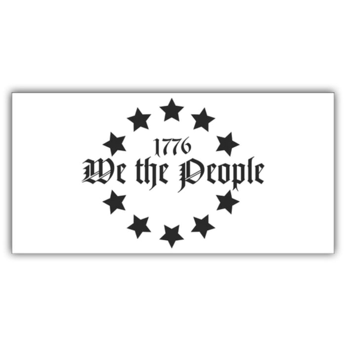 1776 We the People Bumper Sticker