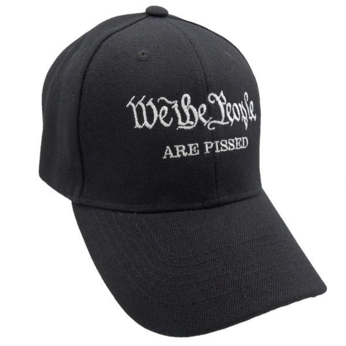 We the People are Pissed Custom Embroidered Hat (Black)