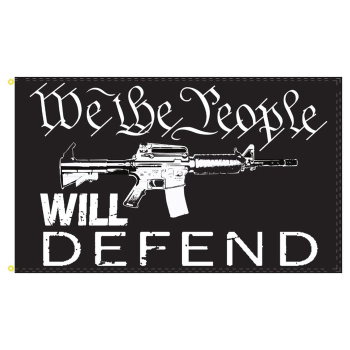 We the People Will Defend 3'x5' Flag