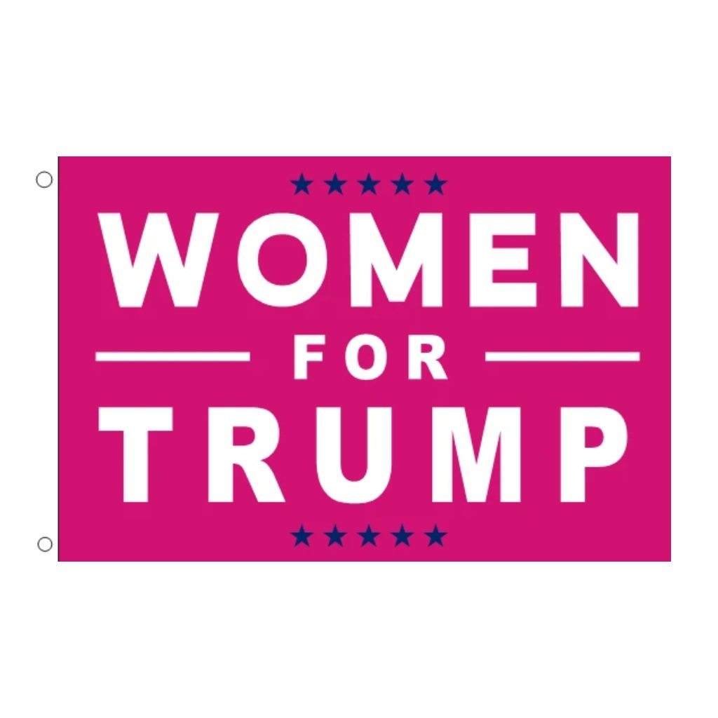 Women for Trump 3'x 5' Rough Tex® Flag - PatriotDepot.com